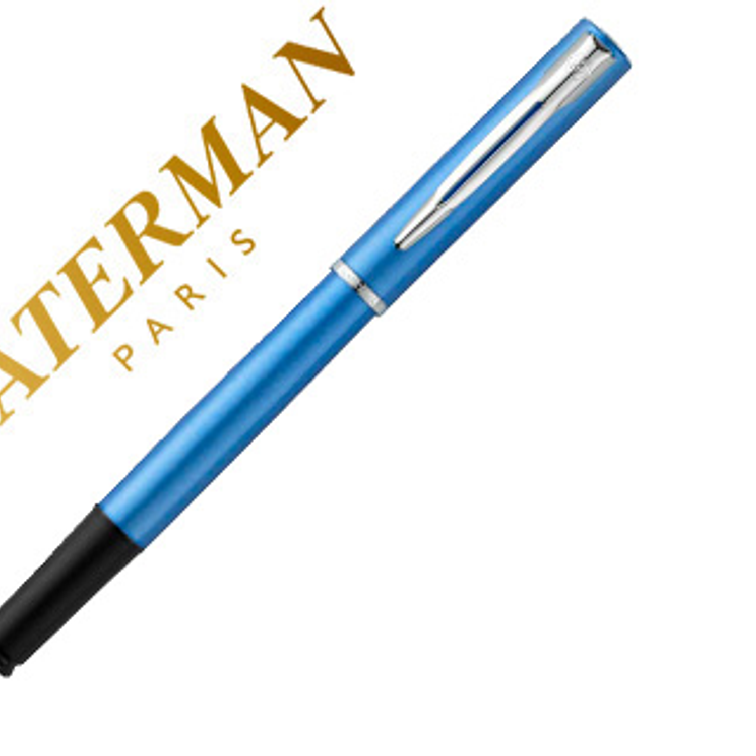 Caneta waterman allure lacada azul em estojo de oferta 1