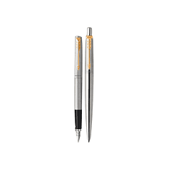 Conjunto parker duo jotter aco gt esferografica + caneta