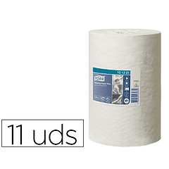 Papel seca maos tork secagem extra largura 215 mm comprimento 74,9 mt 2 folhas para dispensador m1 central pack de 11 un