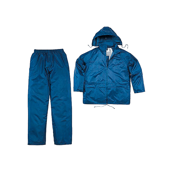 Conjunto de chuva deltaplus 400 poliester/pvc azul marinho formato xxl 2