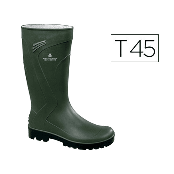 Bota deltaplus de seguranca jouca pvc verde formato 45 1