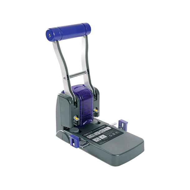 Taladrador rapesco p1100 negro / morado 2 taladros gran capacidad 100 hojas 2