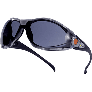 Oculos deltaplus de protecao ajustavel policarbonato fumado