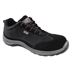 Sapatos de seguranca deltaplus de pele preto formato 45