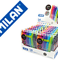 Esferografica milan p1 retratil 1 mm touch mini estojo de 7 unidades cores sortidas - Miniatura 1