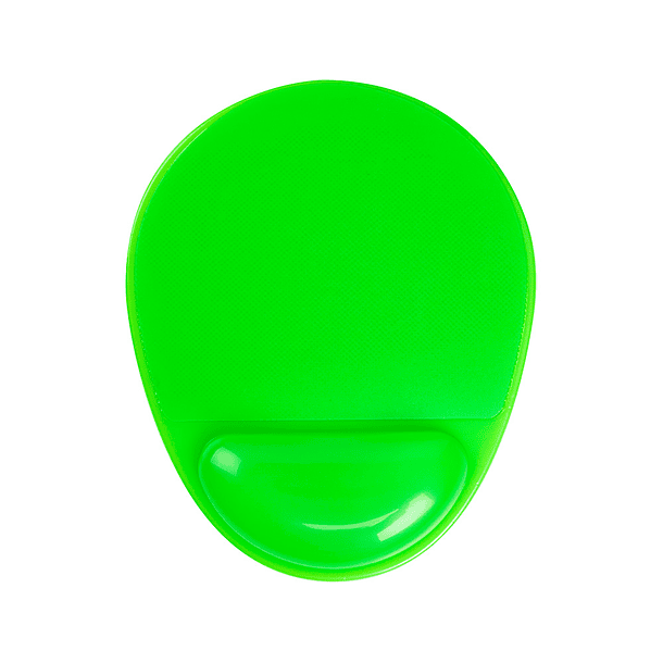 Tapete para rato q-connect com apoio de pulsos de gel e pvc cor verde 2