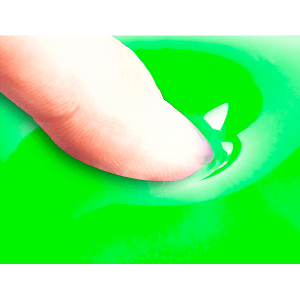 Tapete para rato q-connect com apoio de pulsos de gel e pvc cor verde 6