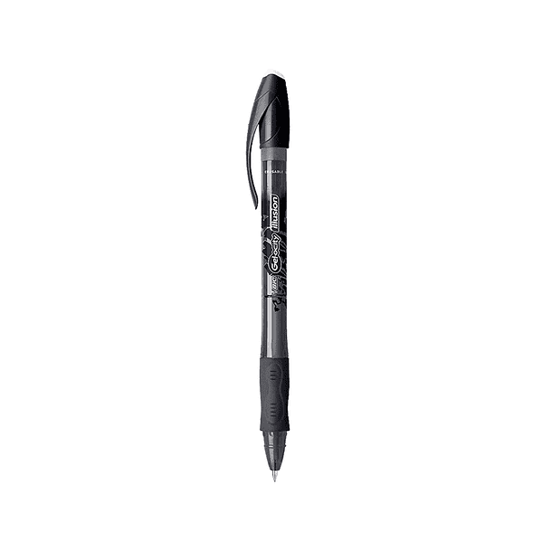 Esferografica bic gelocity illusion apagavel preto ponta de 0,7 mm 2