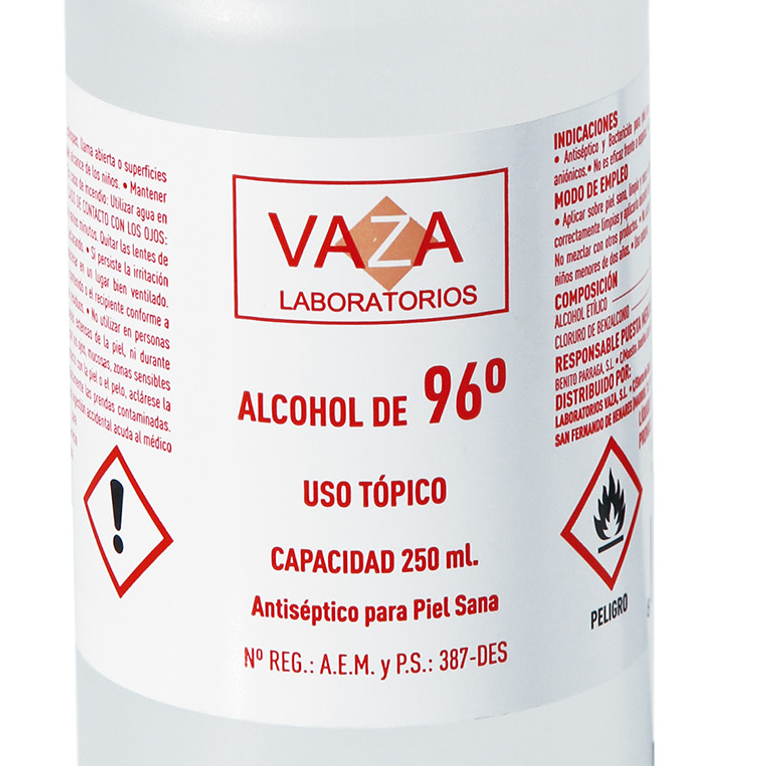 Alcool etilico mpl 96º g garrafa de 250 ml 5