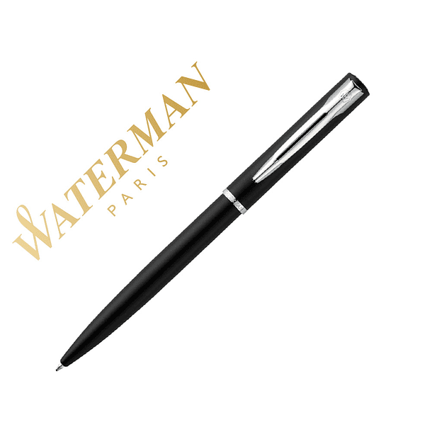 Esferografica waterman allure lacada preto em estojo de oferta 2