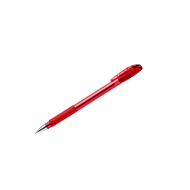 Esferografica pentel bx487 com tampa cor vermelho 2