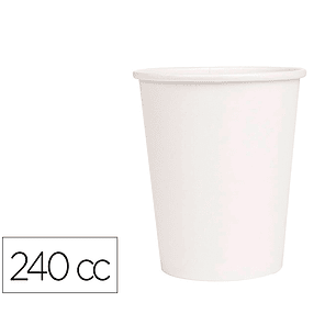 Copo termico cartao 240 cc pack de 50 unidades