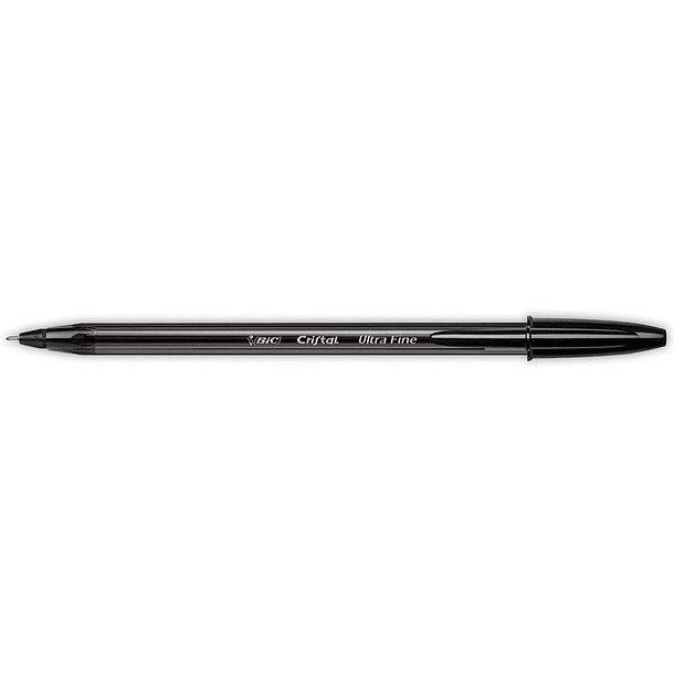 Esferografica bic cristal ultrafine ponta forma agulha 0,7 mm preta 2