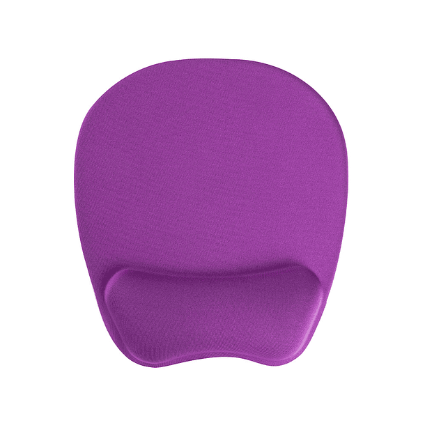 Tapete para rato q-connect com apoio de pulsos ergonomica de gel cor violeta 2