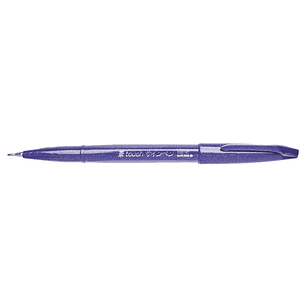 Marcador / pincel pentel touch para caligrafia cor violeta