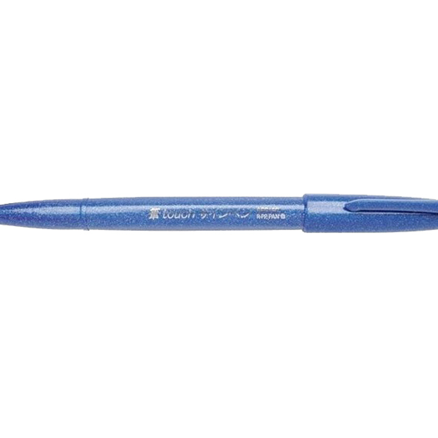 Marcador / pincel pentel touch para caligrafia cor azul 2