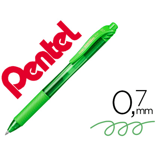 Roller pentel energel bl107 0,7mm verde lima 1