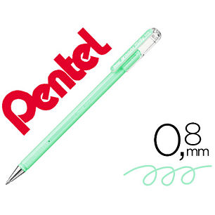 Roller pentel k108 verde pastel 0,8 mm