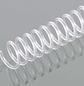 Espiral q-connect de plastico transparente 32 5:1 12mm 1,8mm caixa de 100 unidades - Miniatura 4