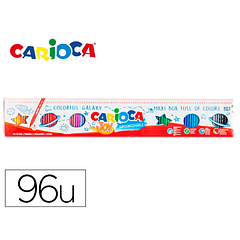 Rotulador carioca joy metro caja de 96 unidades colores surtidos