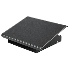 Apoio de pes q-connect metalico ajustavel 3 alturas 415x326x103 mm