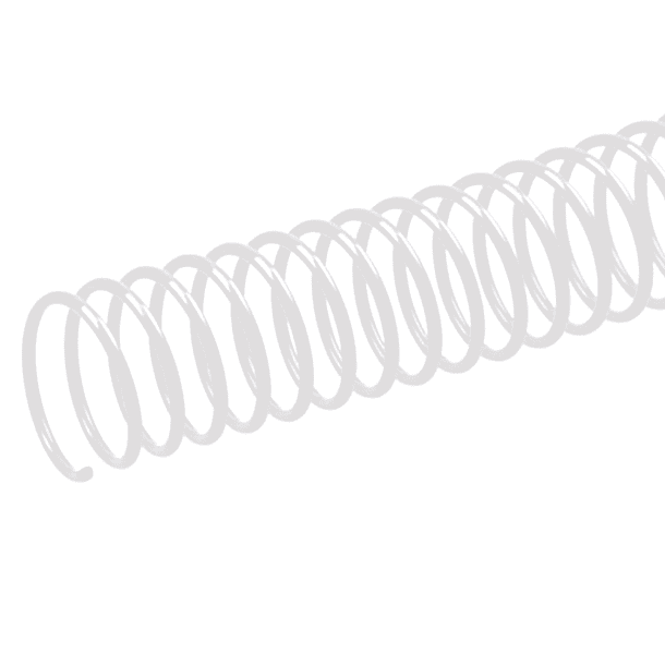 Espiral q-connect metalica branco 64 5:1 14 mm 1 mm caixa de 100 unidades 3