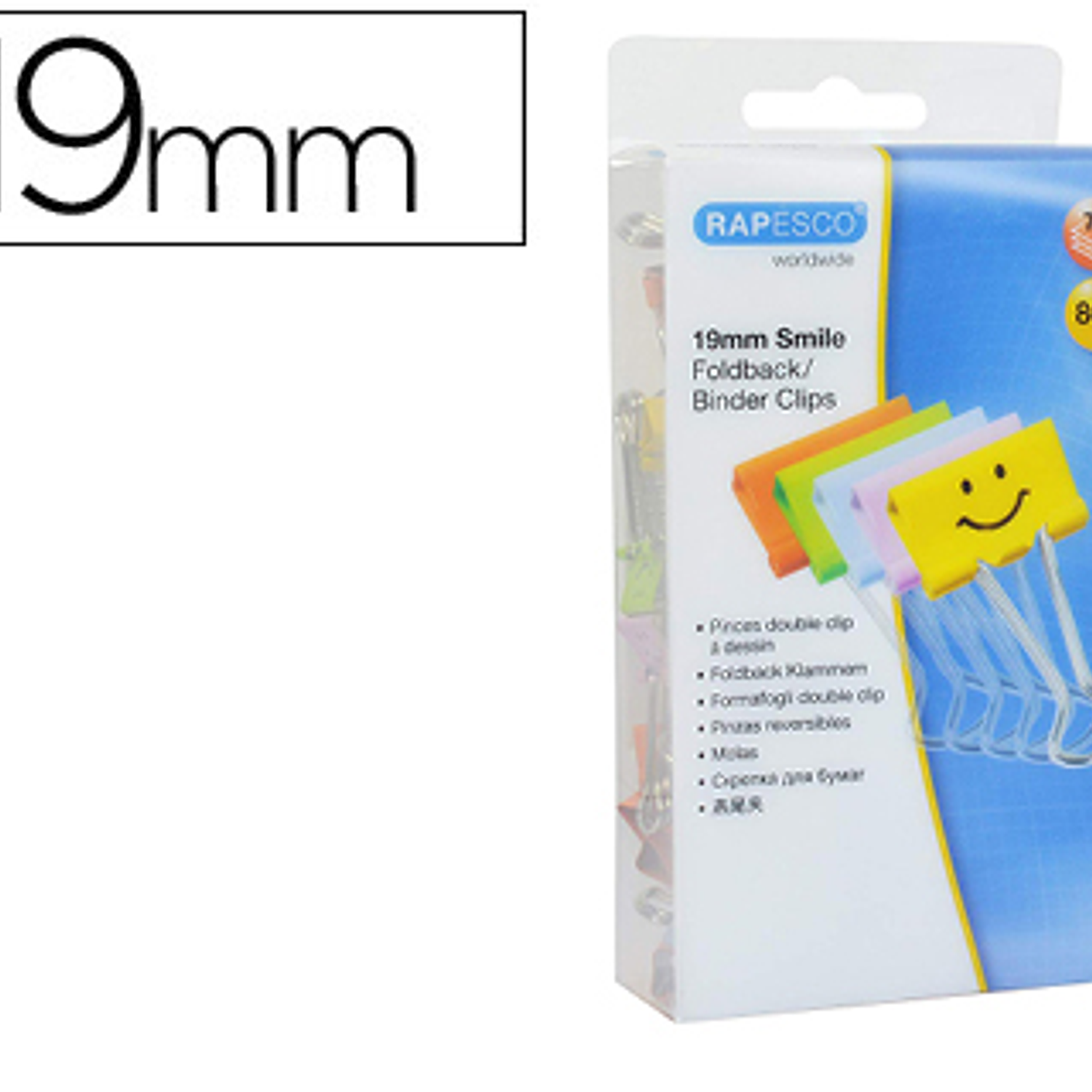 Mola metalica rapesco reversivel 19 mm sonrisas cores sortidas 1