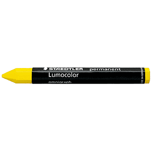 Minas staedtler para marcar amarelo lumocolor permanente omnigraph 236 caixa de 12 unidades