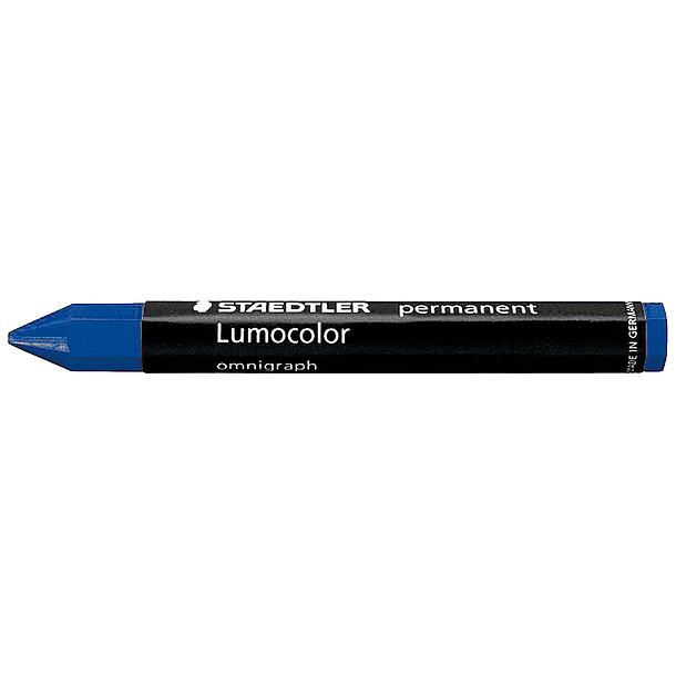 Minas staedtler para marcar azul lumocor permanente omnigraph 236 caixa de 12 unidades 2