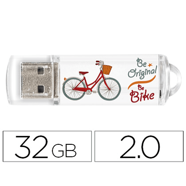 Pen drive techonetech flash drive 32 gb 2.0 be bike 1