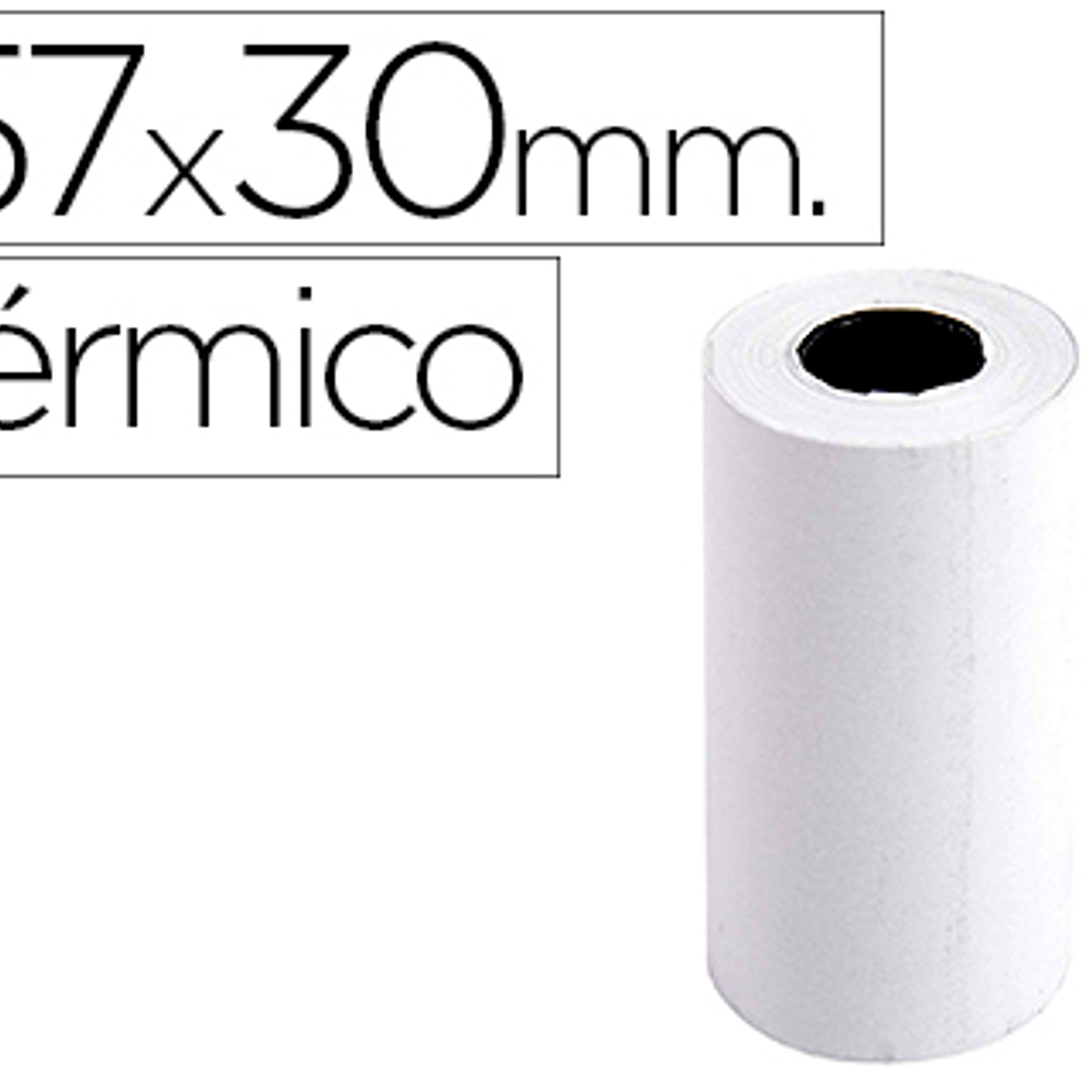 Rolo de calculadora exacompta termico 57 mm x 30 mm 55 g/m2 1