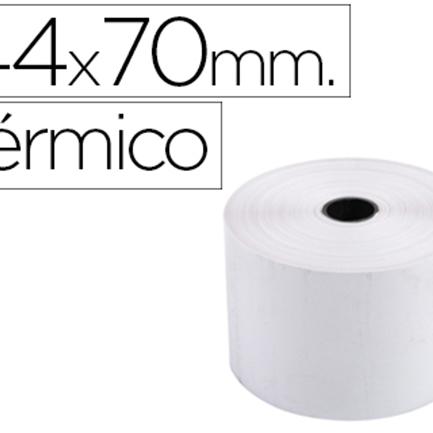 Rolo de calculadora exacompta termico 44 mm x 70 mm 55 g/m2 1