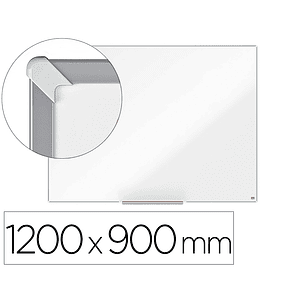 Quadro branco nobo nano clean ip pro lacado magnetico 1200x900 mm