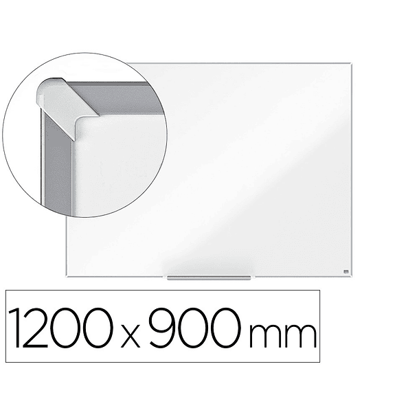 Quadro branco nobo nano clean ip pro lacado magnetico 1200x900 mm 1