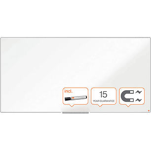 Quadro branco nobo nano clean ip pro lacado magnetico 2000x1000 mm