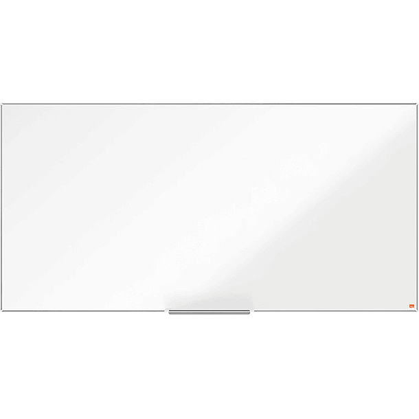 Quadro branco nobo nano clean ip pro lacado magnetico 1800x900 mm 1