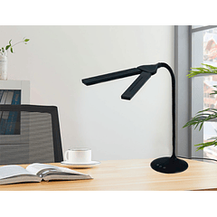 Candeeiro de escritorio archivo 2000 sem fios recargavel led 6w abs cor preto 180x340x360 mm