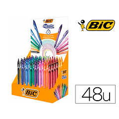 Esferografica bic gelocity quickdry expositor de 48 unidades