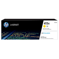 Toner hp 415x laser color m454 / mfp m479 amarelo 6000 paginas