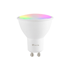 Lampada ngs bulb wifi led gleam 510c halogena cores 5w 460 lumens base gu10 regulavel em intesidade