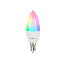 Lampada ngs smart wifi led bulb gleam 514c halogena cores 5w 500 lumens e14 regulavel em intesidade