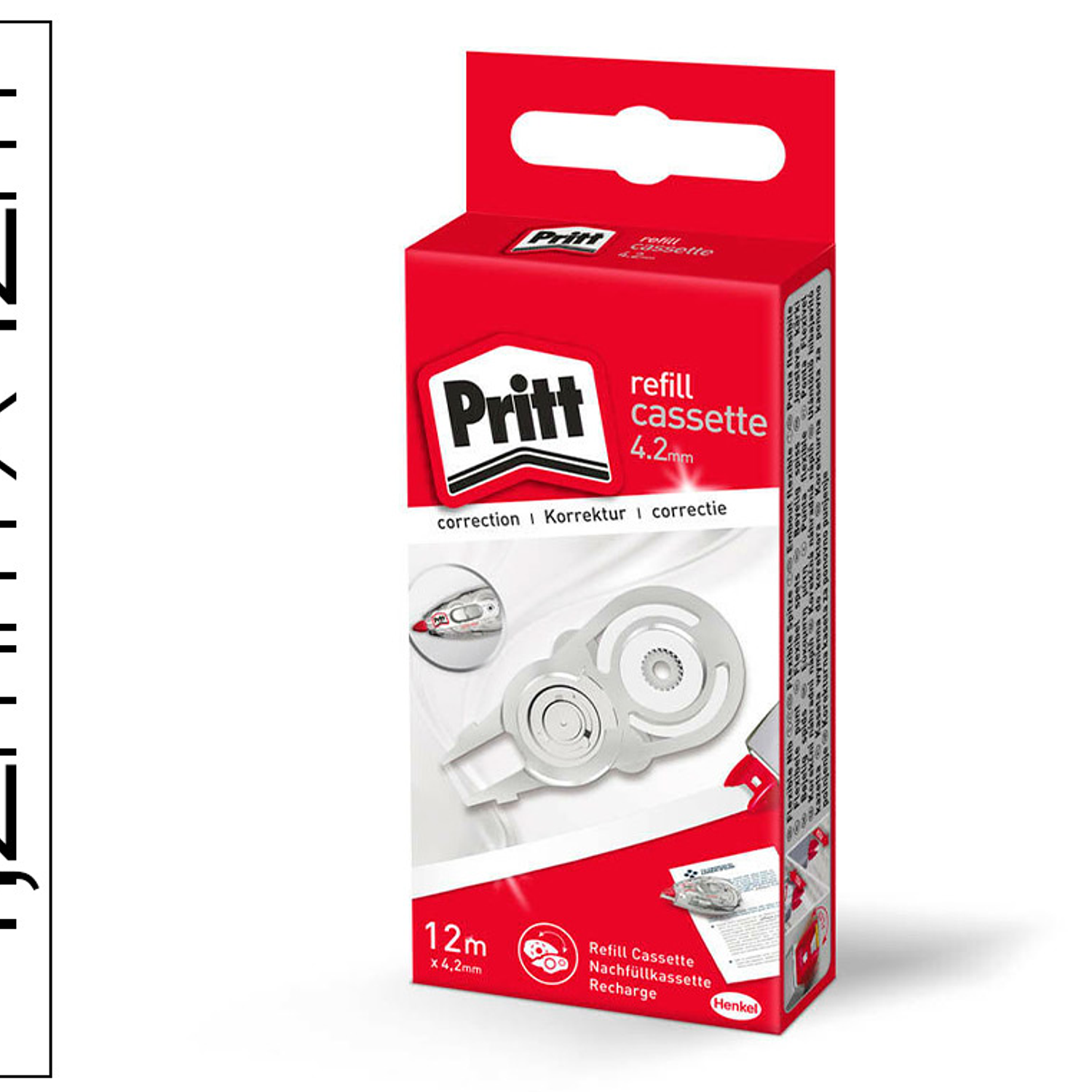 Recarga corretor pritt roller flex 4,2 mm x 12 m