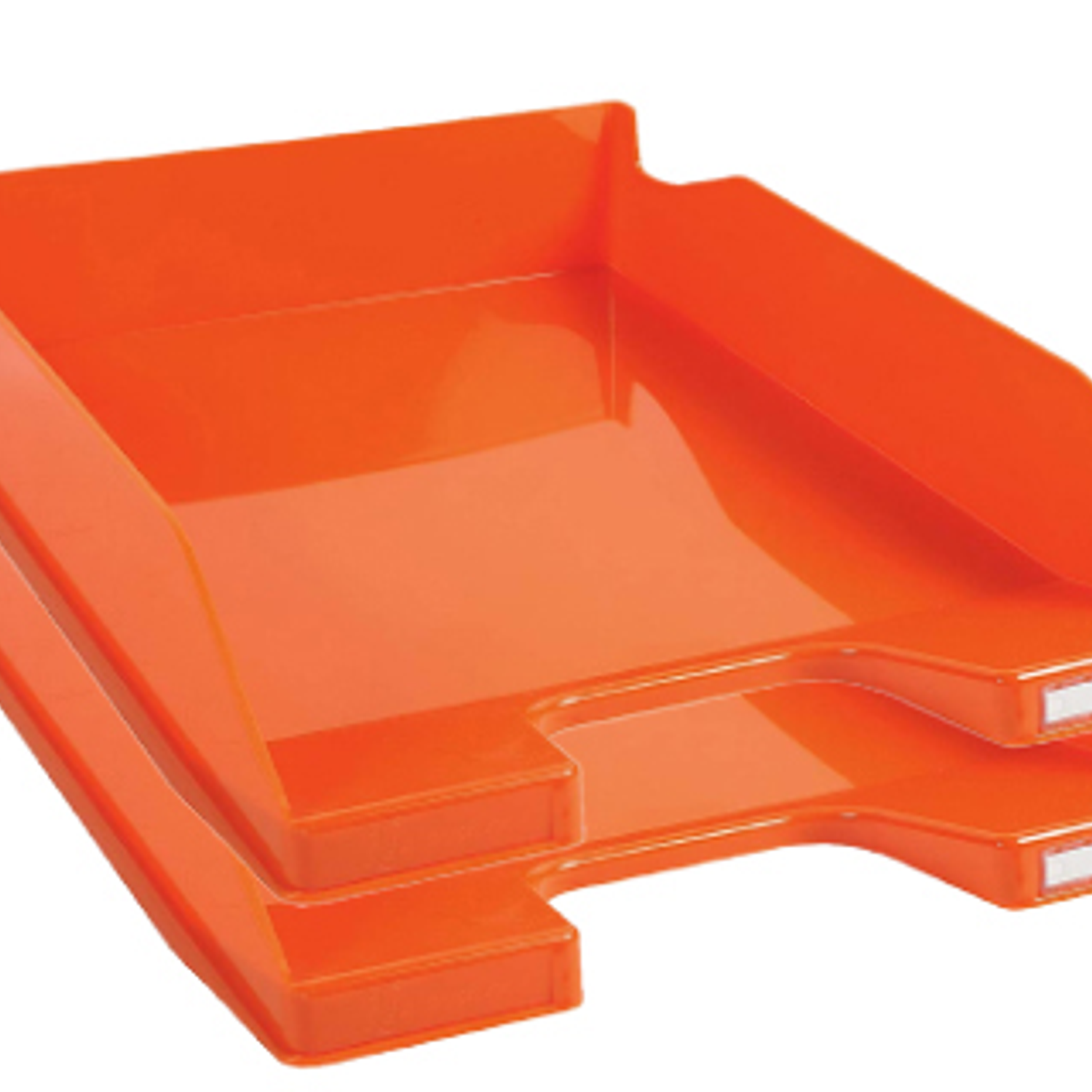 Tabuleiros de secretaria exacompta combo 2 classic laranja 347x255x65 mm 1