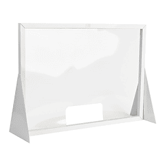 Visor de protecao q-connect cartao formato horizontal 100x70 cm