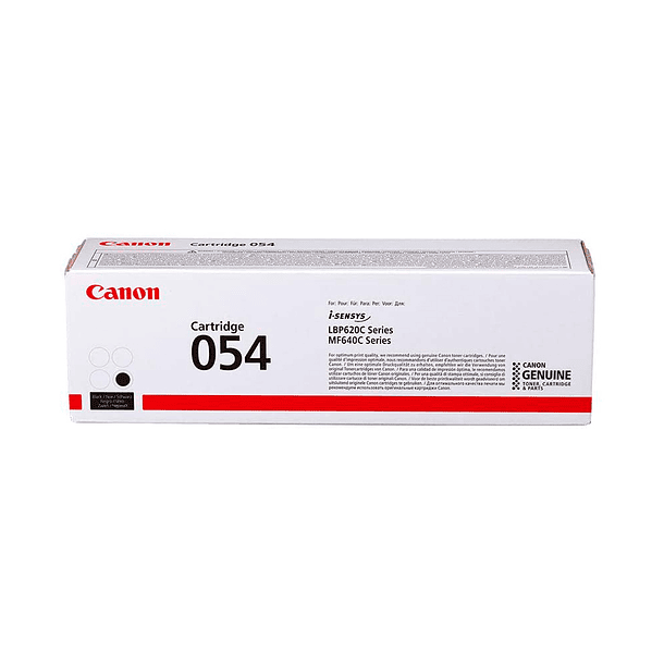 Toner canon 054 lbp622 / mf641 / i-sensys lbp621 / 623 / 641 / 643 / 645 / 622 preto 1500 paginas 1