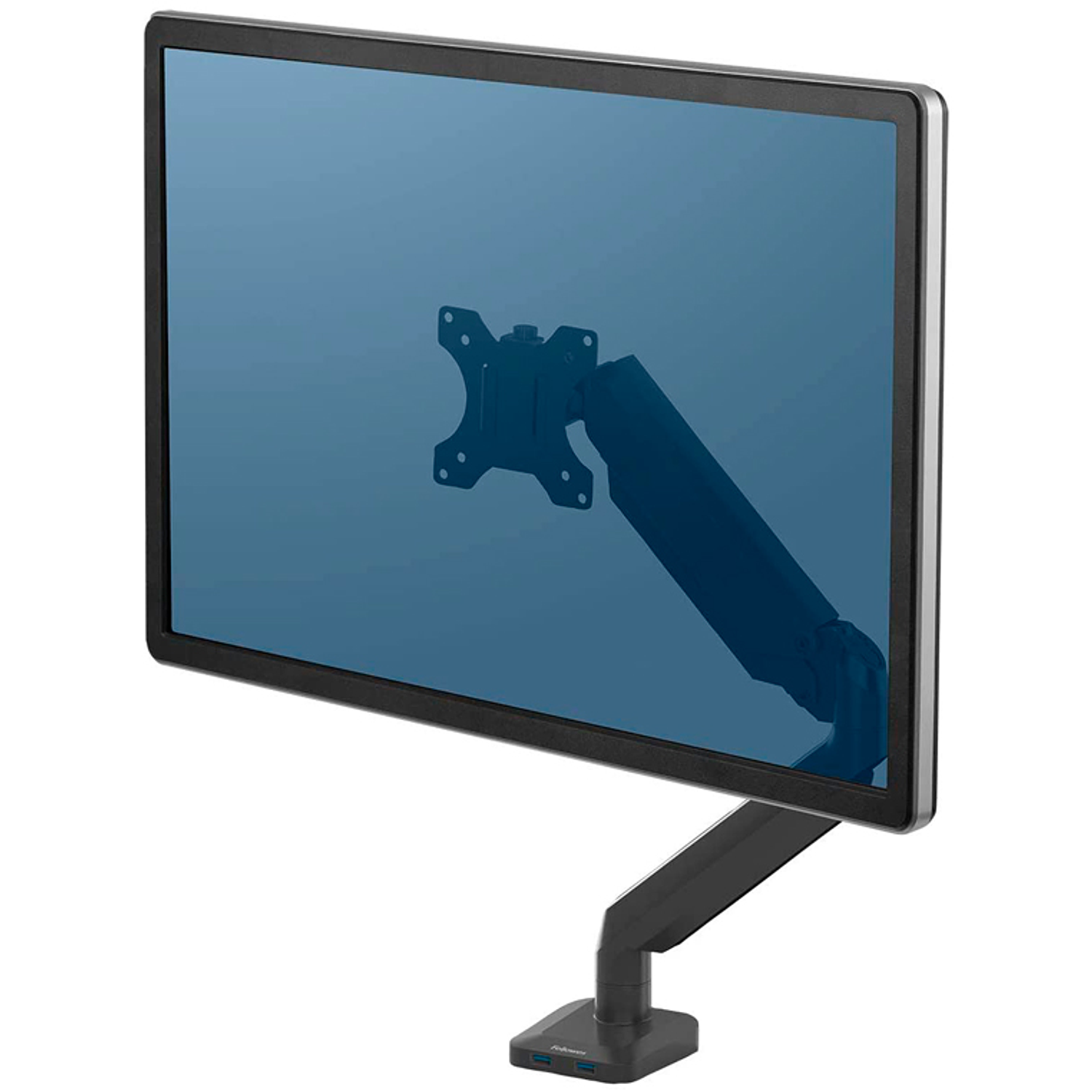 Braço para monitor fellowes serie platinum 1 visor ajustavel altura normativa vesa ate 8 kg preto 2