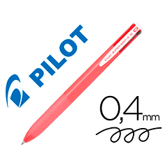 Esferografica pilot supergrip g 4 cores retratil tinta base de oleo corpo cor rosa