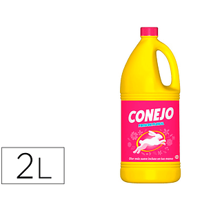 Lixivia conejo frescura floral garrafa de 2 litros