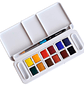 Aguarela daler rowney aquafine travel conjunto com pincel caixa de 12 cores sortidas - Miniatura 1