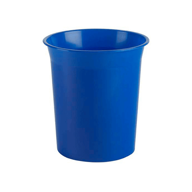 Cesto de plastico archivo 2000 antimicrobiana sanitized plastico azul 16 litros 290x310 mm 3